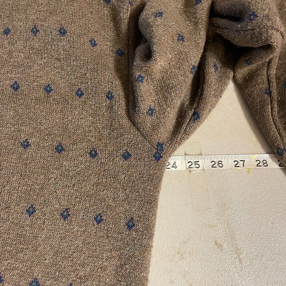 Vintage Robert Bruce Wool Blend Button Cardigan Sweater Grandpa Mr. Rogers XL - Picture 8 of 9